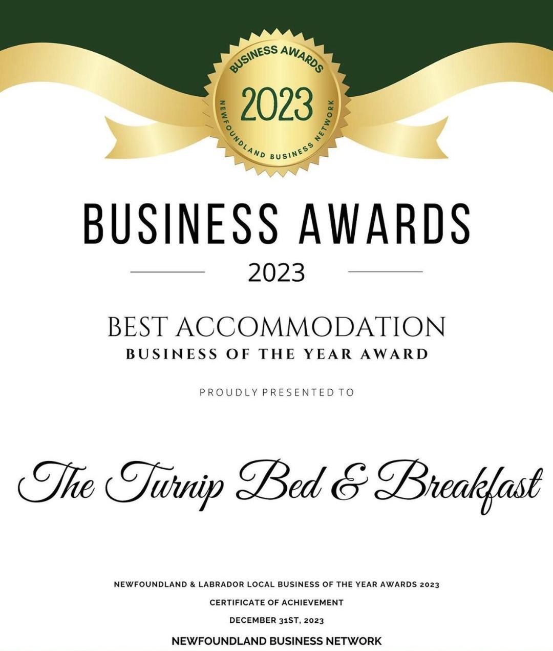 The Turnip Bed And Breakfast Parson's Pond Exterior foto